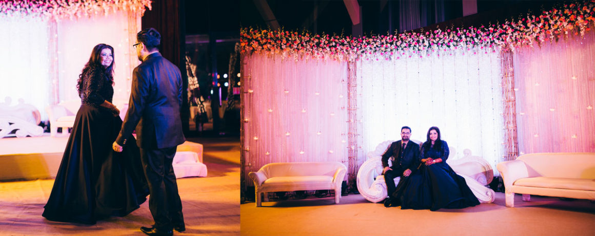 Couple shoot at reception, Stage decor ideas